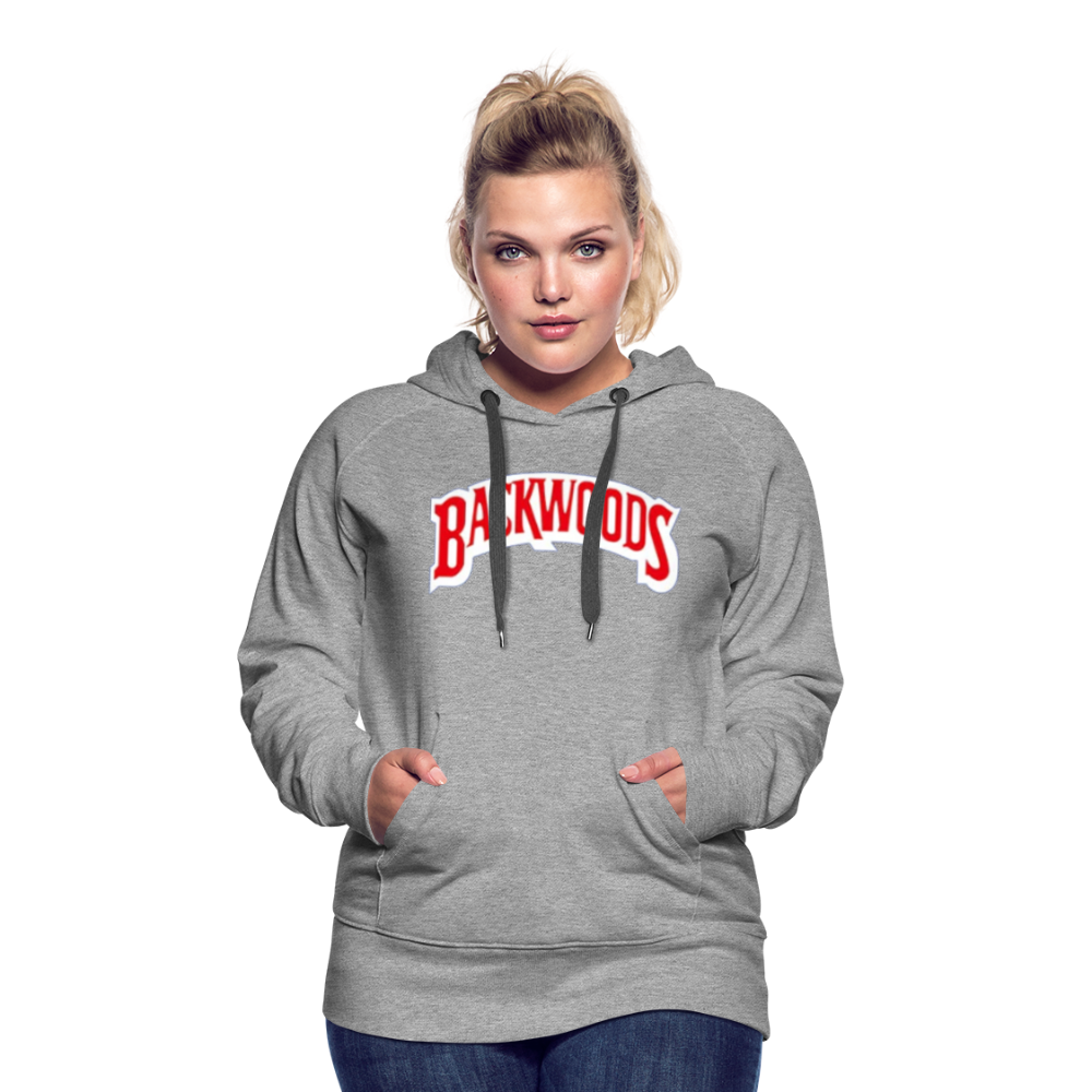 Women’s Premium Backwoods Print Hoodie - heather grey