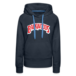 Women’s Premium Backwoods Print Hoodie - navy