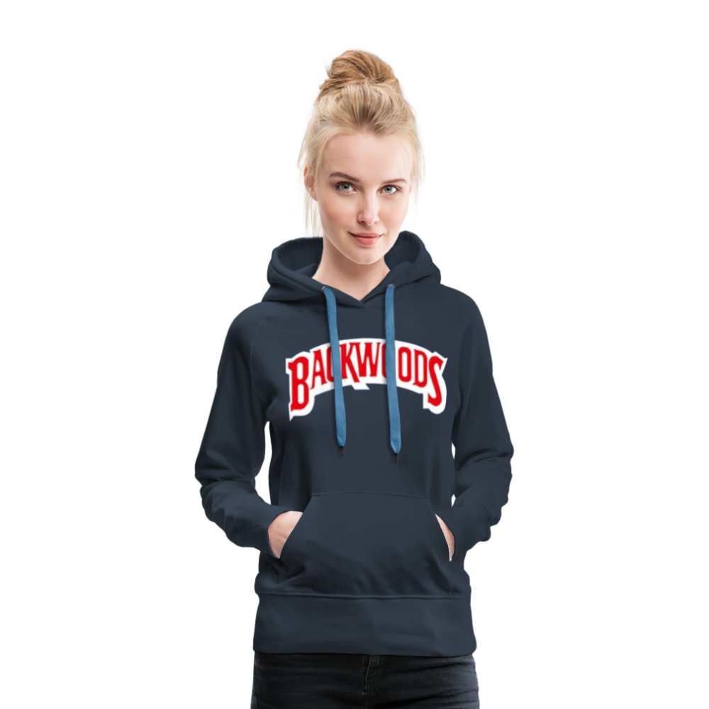 Women’s Premium Backwoods Print Hoodie - navy