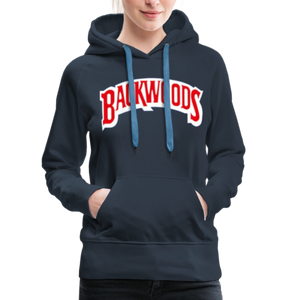 Women’s Premium Backwoods Print Hoodie - navy