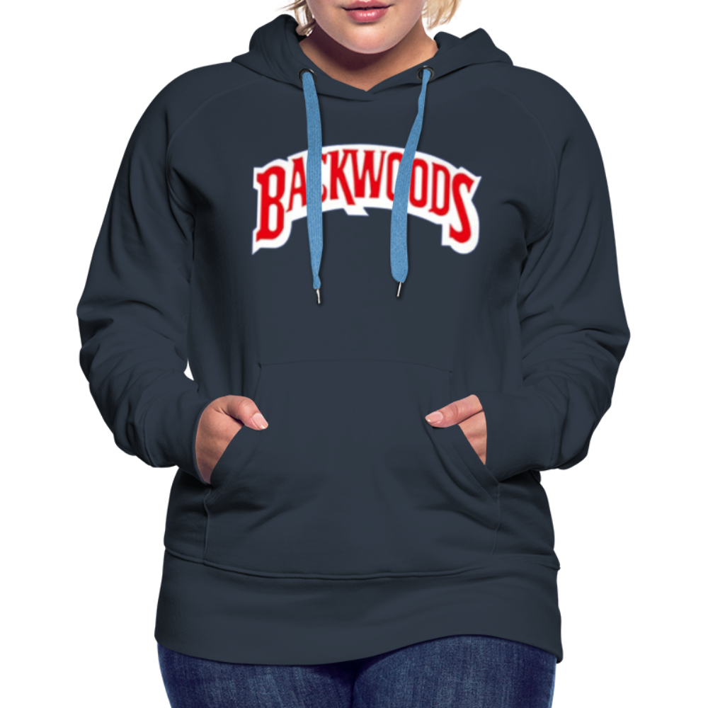 Women’s Premium Backwoods Print Hoodie - navy