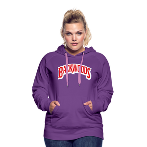 Women’s Premium Backwoods Print Hoodie - purple