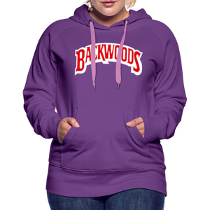 Women’s Premium Backwoods Print Hoodie - purple