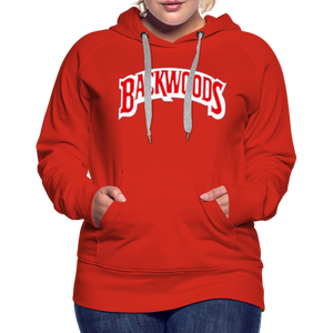 Women’s Premium Backwoods Print Hoodie - red