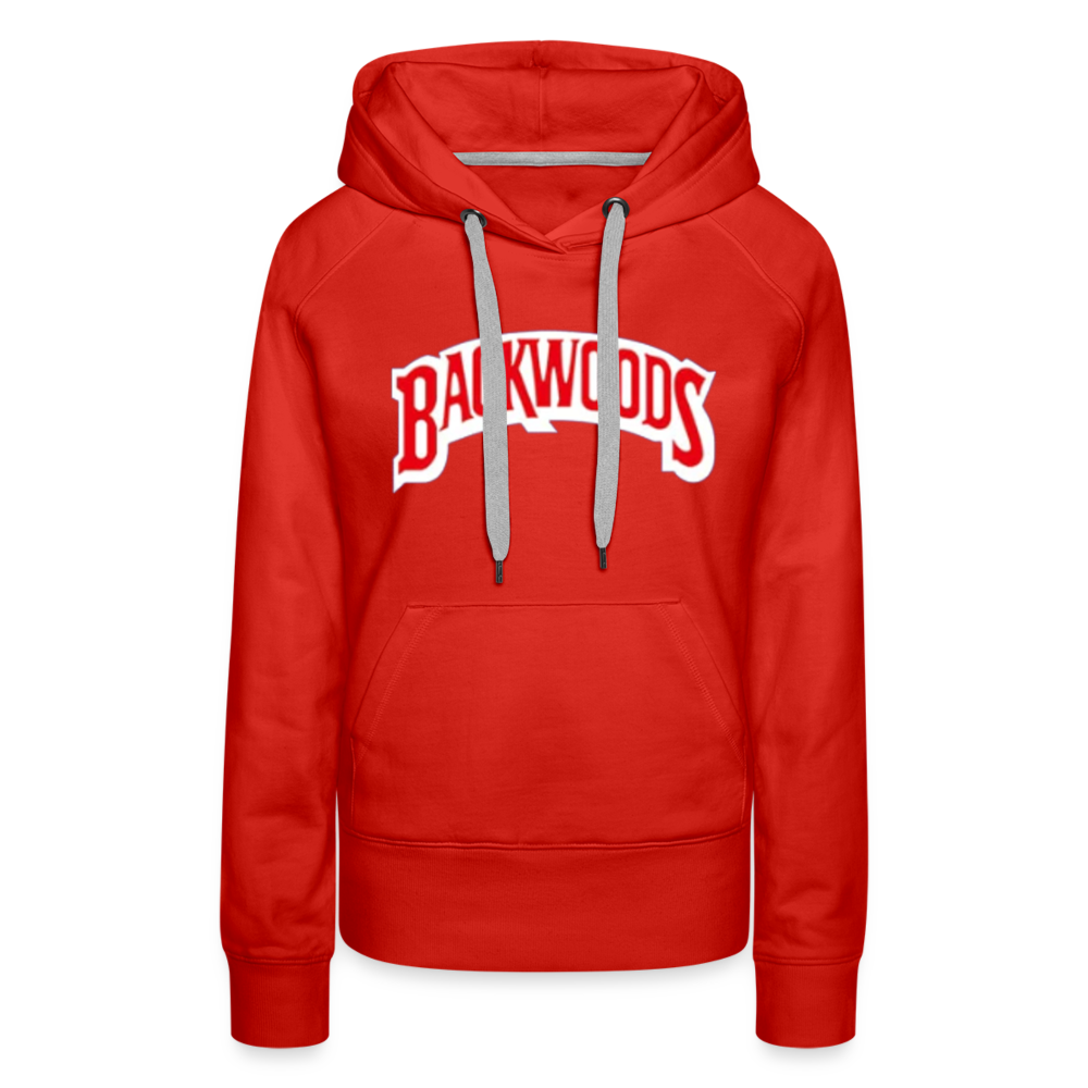 Women’s Premium Backwoods Print Hoodie - red