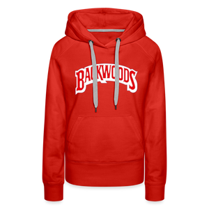 Women’s Premium Backwoods Print Hoodie - red