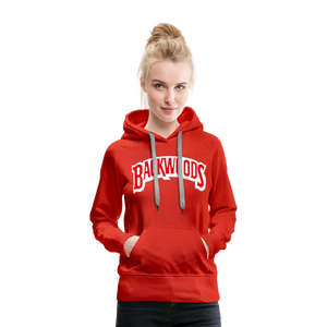 Women’s Premium Backwoods Print Hoodie - red