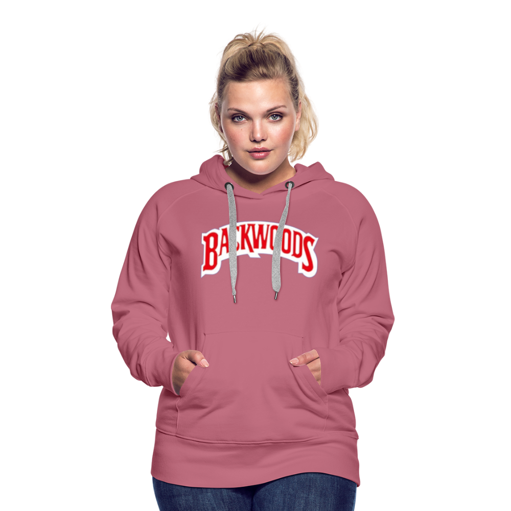 Women’s Premium Backwoods Print Hoodie - mauve