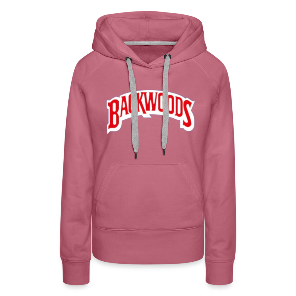 Women’s Premium Backwoods Print Hoodie - mauve