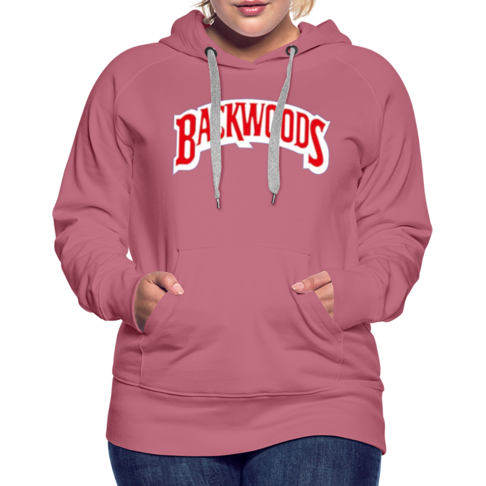 Women’s Premium Backwoods Print Hoodie - mauve