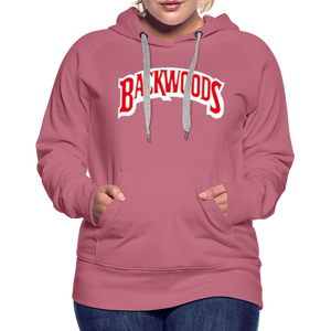 Women’s Premium Backwoods Print Hoodie - mauve