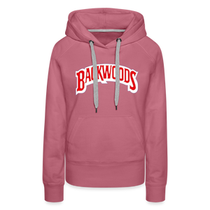 Women’s Premium Backwoods Print Hoodie - mauve