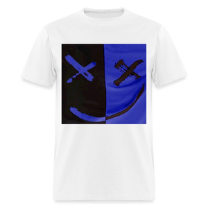 Unisex Classic Smiley Print T Shirt - white